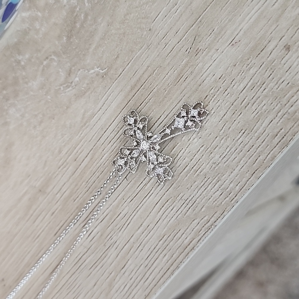 Rhodium Sliver Plated Necklace